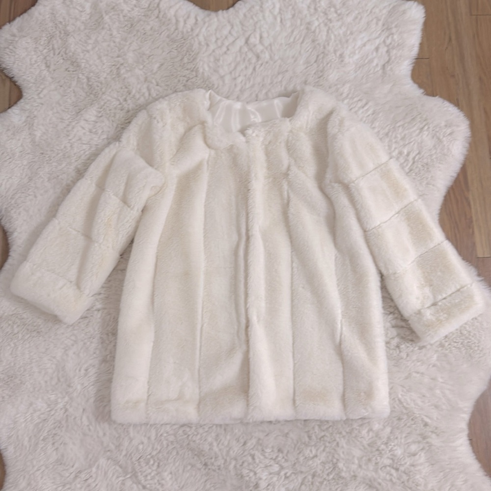 Faux fur jacket